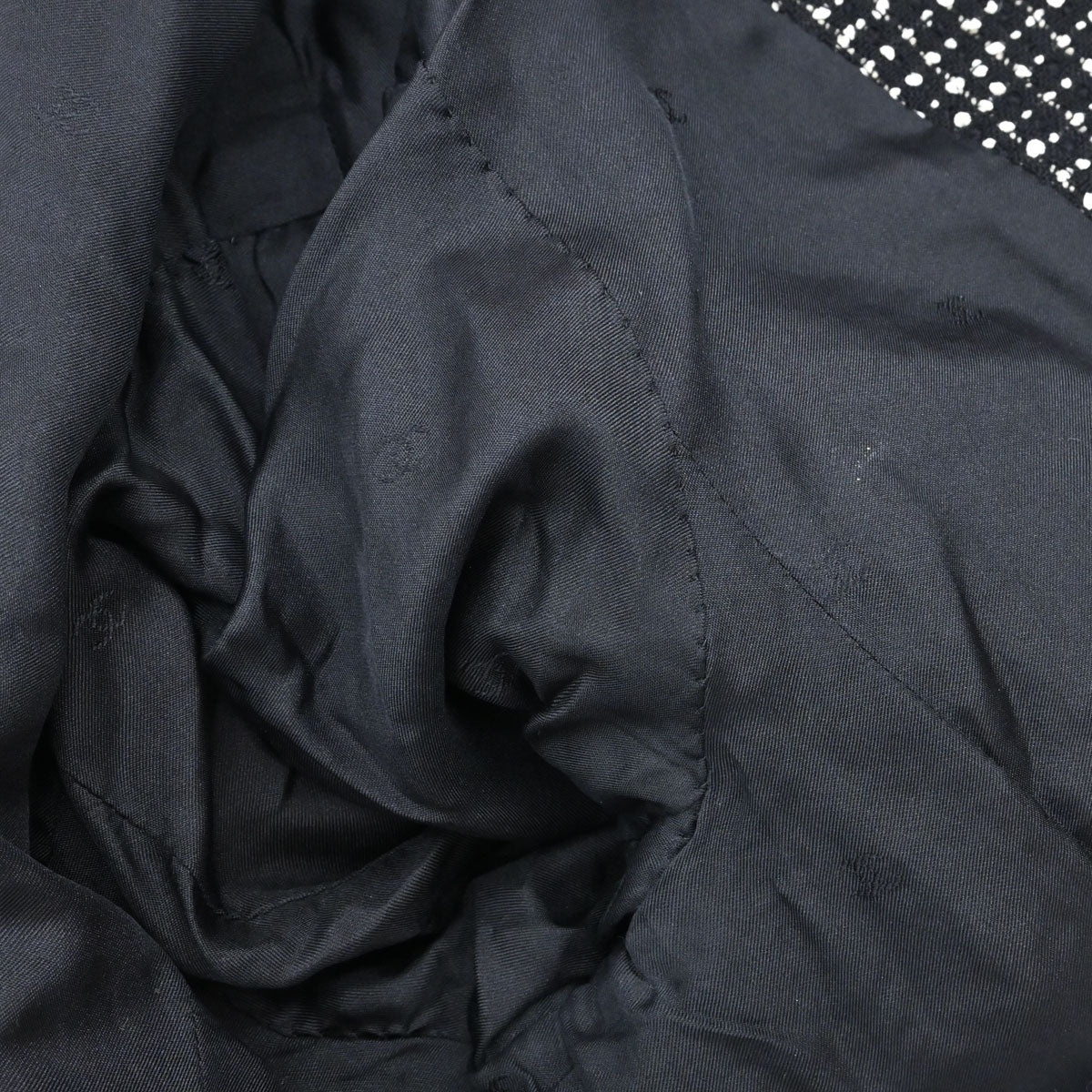 Chanel 1996 Setup Suit Jacket Skirt Black #42