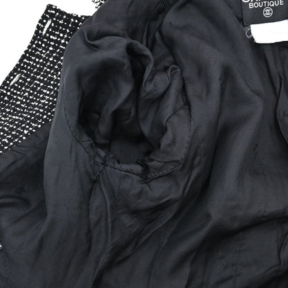 Chanel 1996 Setup Suit Jacket Skirt Black #42