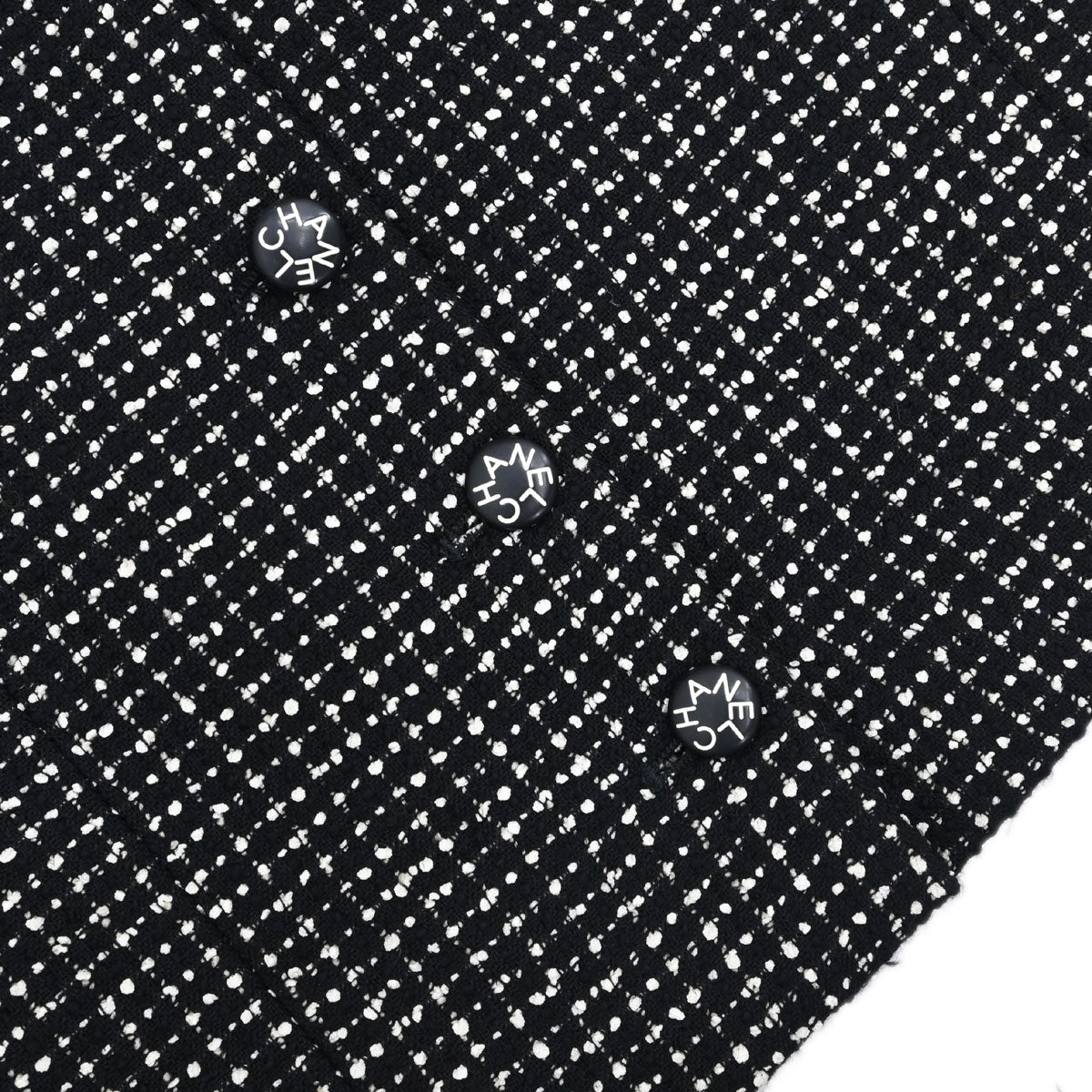 Chanel 1996 Setup Suit Jacket Skirt Black #42