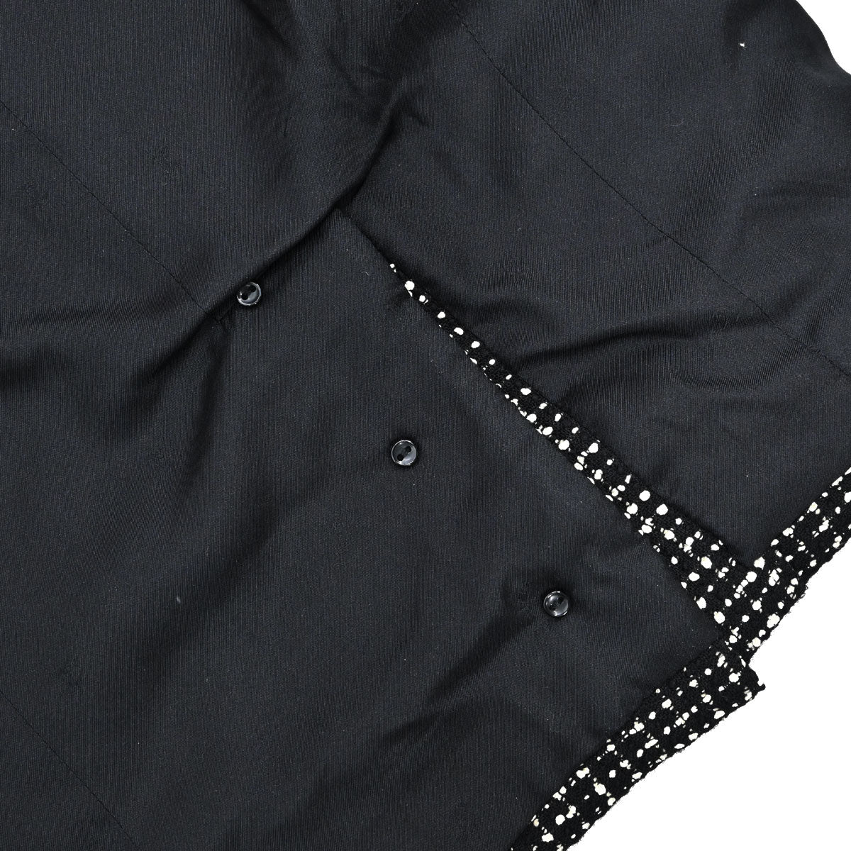 Chanel 1996 Setup Suit Jacket Skirt Black #42