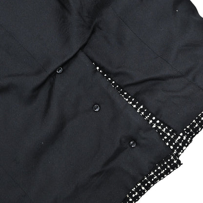 Chanel 1996 Setup Suit Jacket Skirt Black #42