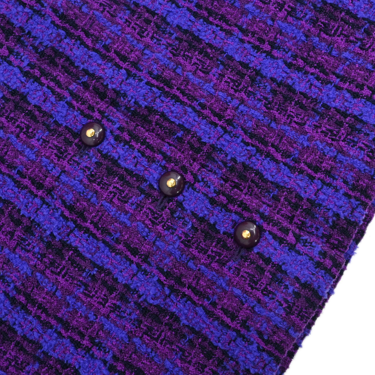 Chanel 1995 Setup Suit Jacket Skirt Purple #38