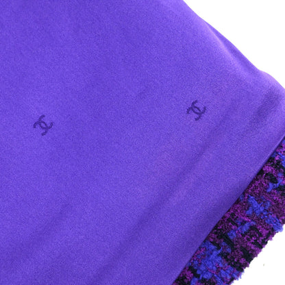 Chanel 1995 Setup Suit Jacket Skirt Purple #38