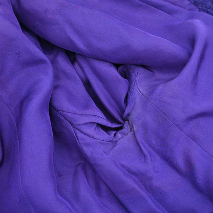 Chanel 1993 Setup Suit Jacket Skirt Tweed Purple