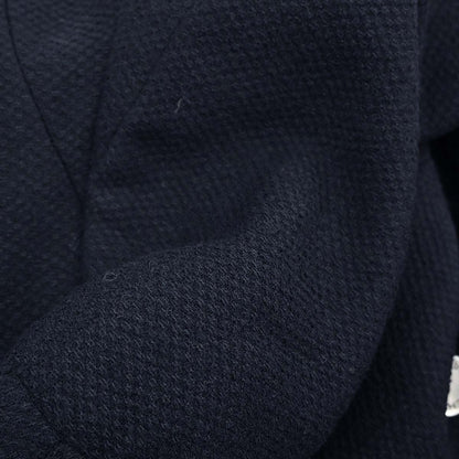 Chanel 1997 Collarless Tweed Jacket Navy #40