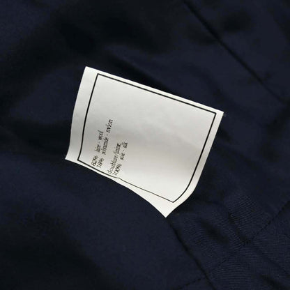 Chanel 1997 Collarless Tweed Jacket Navy #40
