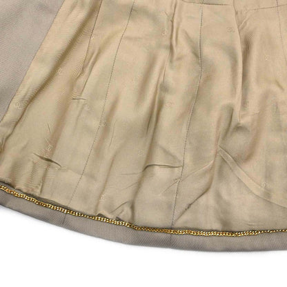 Chanel 1996 Setup Suit Jacket Skirt Beige #34