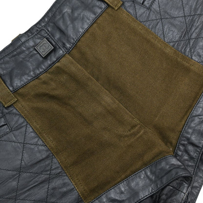 Chanel 2008 Sport Line Short Pants Leather Black #34
