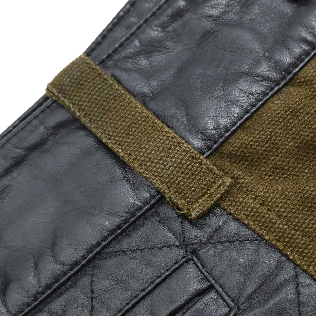 Chanel 2008 Sport Line Short Pants Leather Black #34