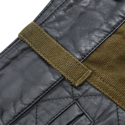 Chanel 2008 Sport Line Short Pants Leather Black #34