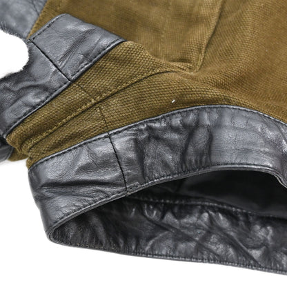 Chanel 2008 Sport Line Short Pants Leather Black #34