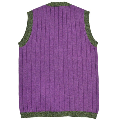 Chanel 1997 Ribbed Vest Purple #42