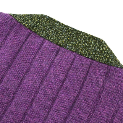Chanel 1997 Ribbed Vest Purple #42