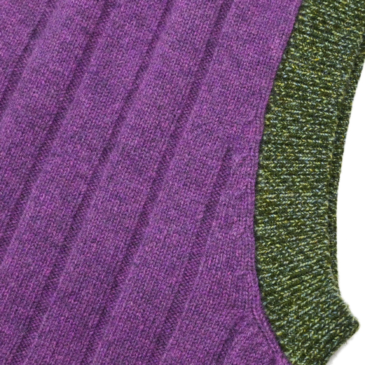Chanel 1997 Ribbed Vest Purple #42