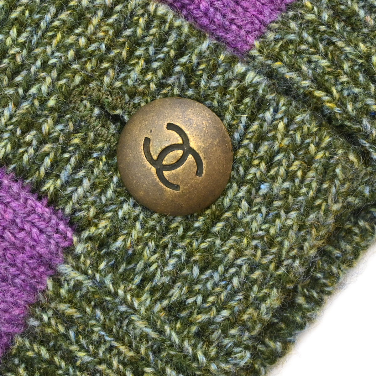 Chanel 1997 Ribbed Vest Purple #42