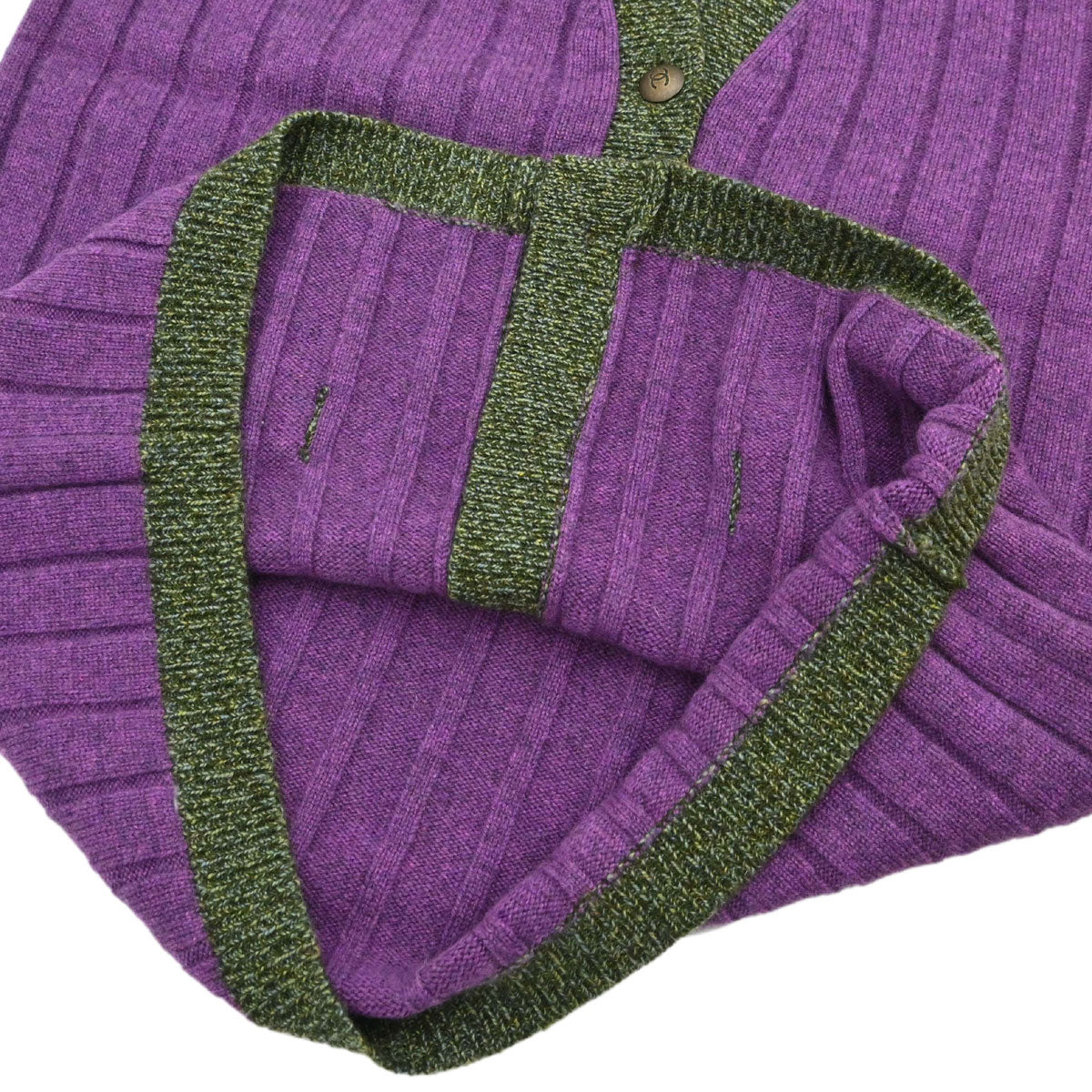 Chanel 1997 Ribbed Vest Purple #42