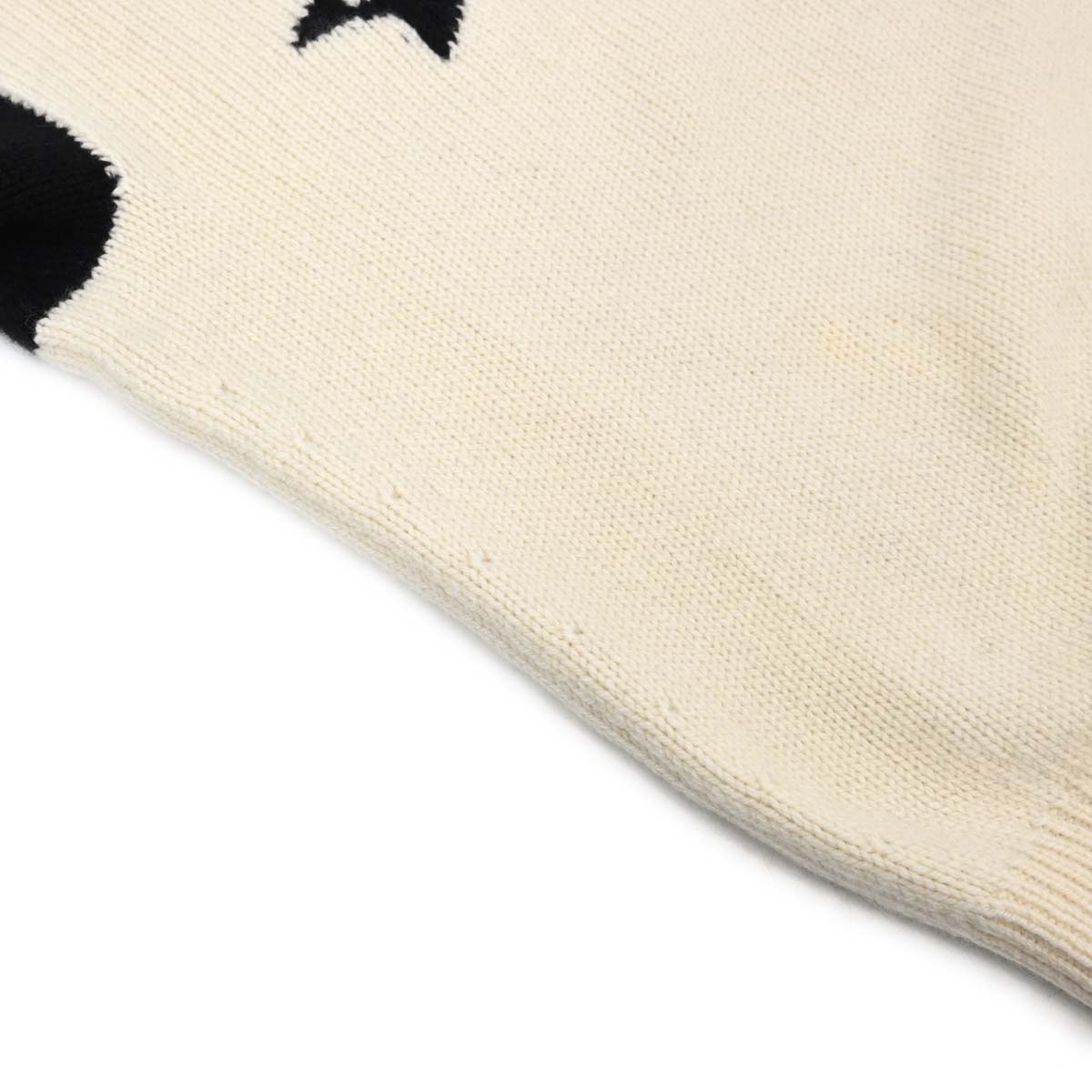 Chanel 1995 Camellia Sweater Knit Top White #38
