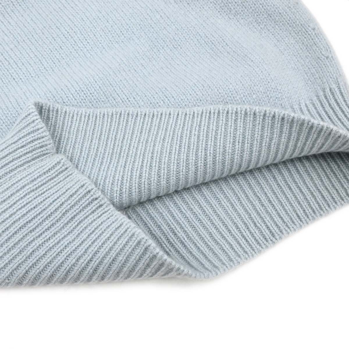 Chanel 1995 Sweater Knit Top Blue #42