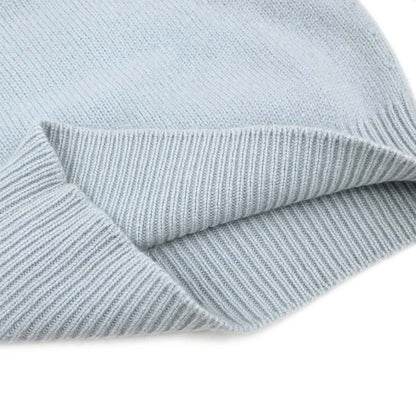 Chanel 1995 Sweater Knit Top Blue #42