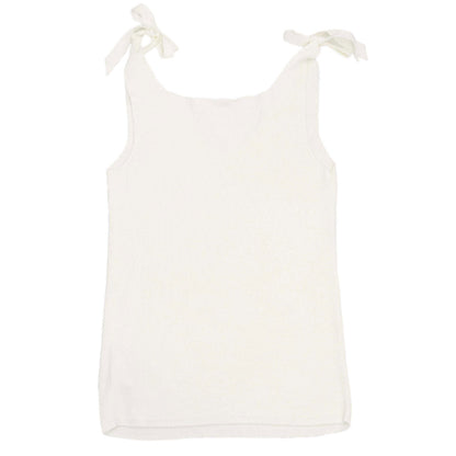 Chanel 2005 Bow Tank Top White #38