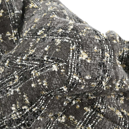 Chanel Collarless Tweed Jacket Brown #36