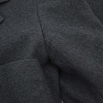 Chanel 1996 Single Breasted Jacket Tweed Black #38