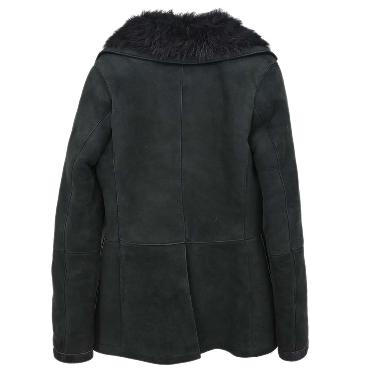Gucci Sheepskin Coat Black #36