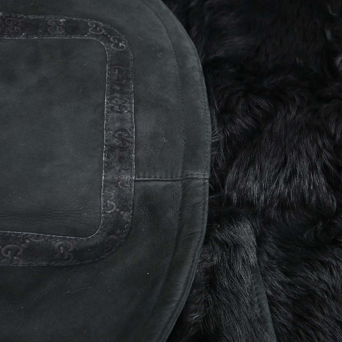 Gucci Sheepskin Coat Black #36