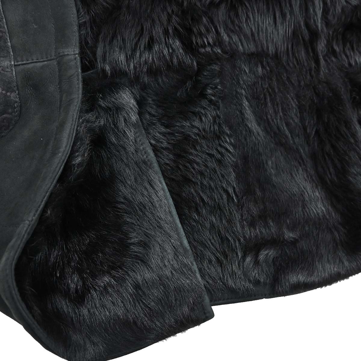 Gucci Sheepskin Coat Black #36