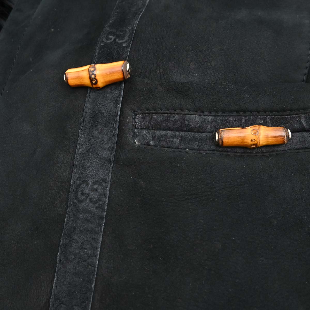 Gucci Sheepskin Coat Black #36