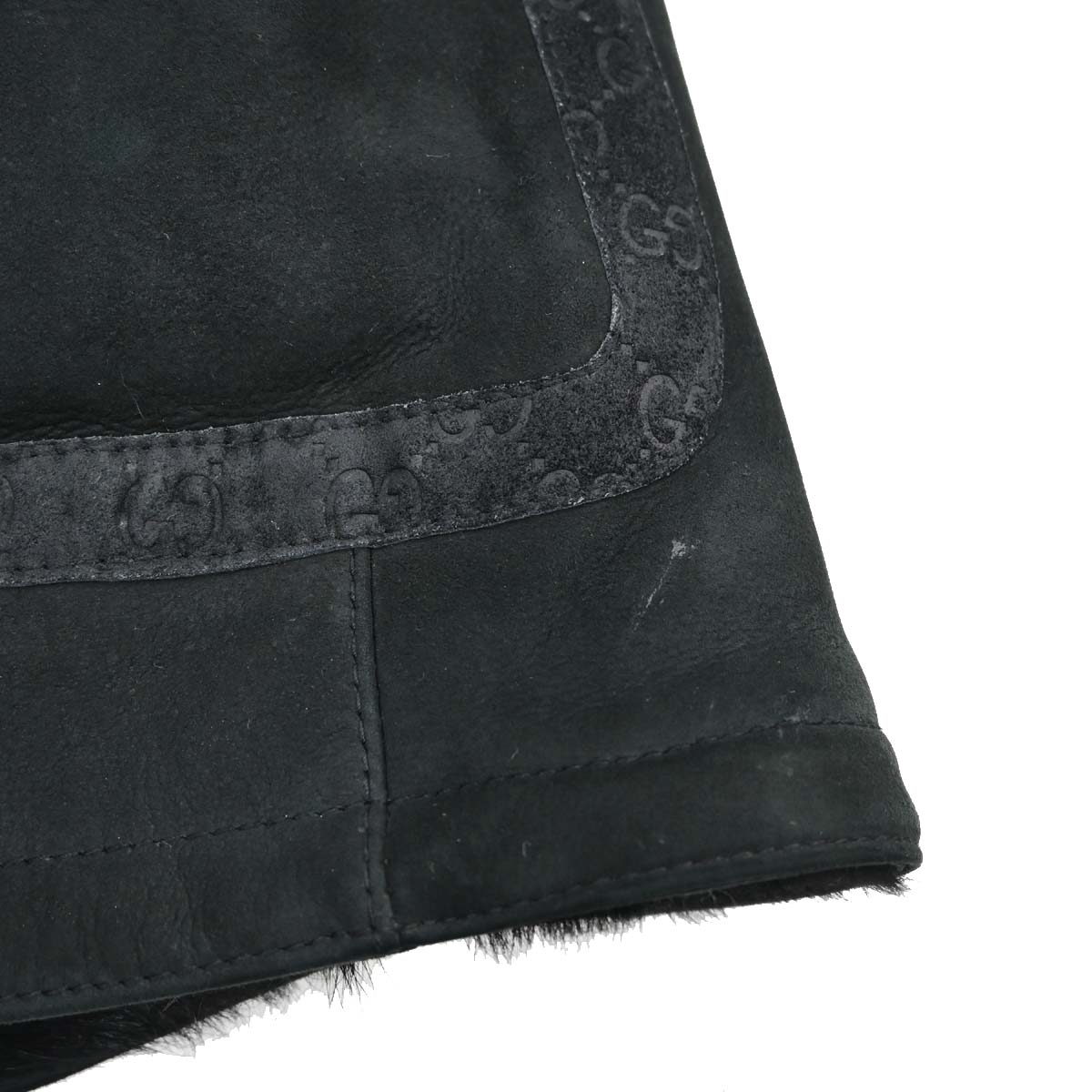 Gucci Sheepskin Coat Black #36