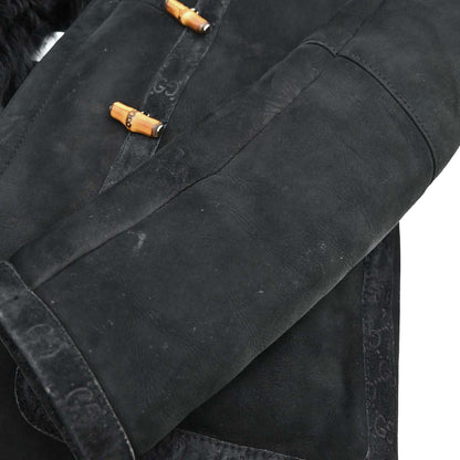 Gucci Sheepskin Coat Black #36