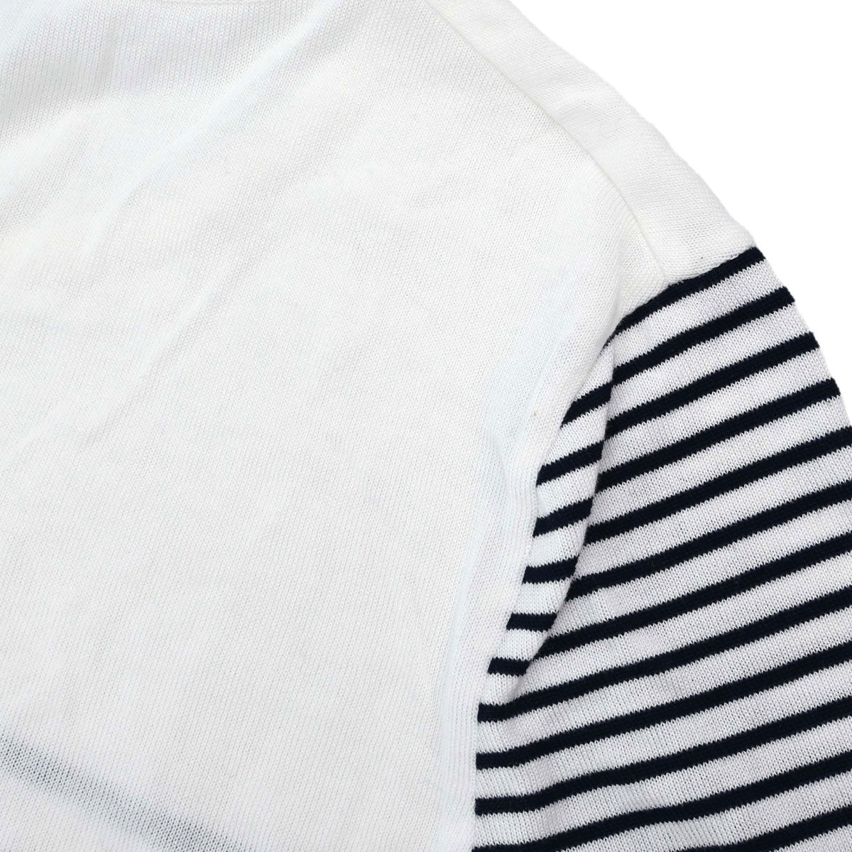 Chanel Border T-shirt Top White #36