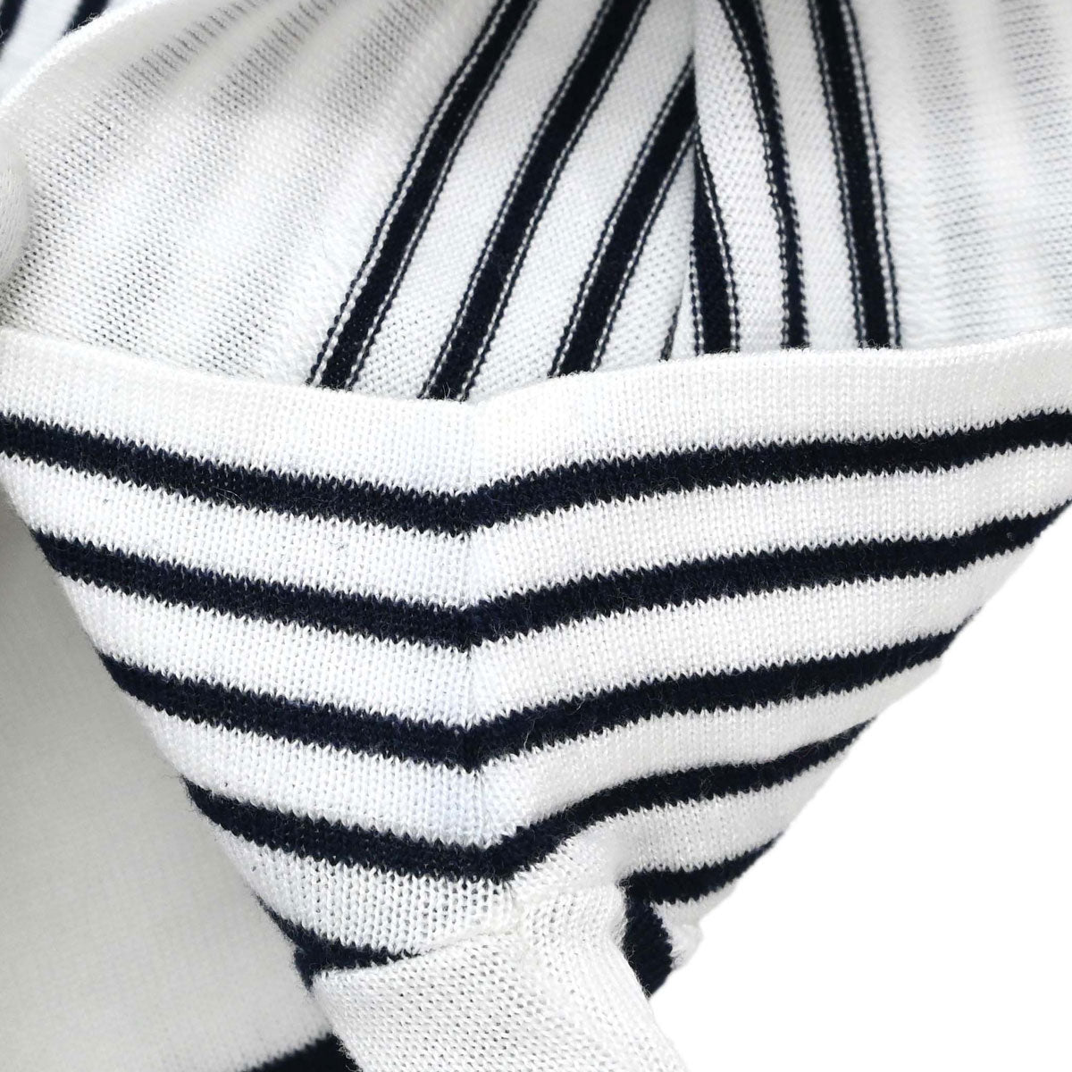 Chanel Border T-shirt Top White #36