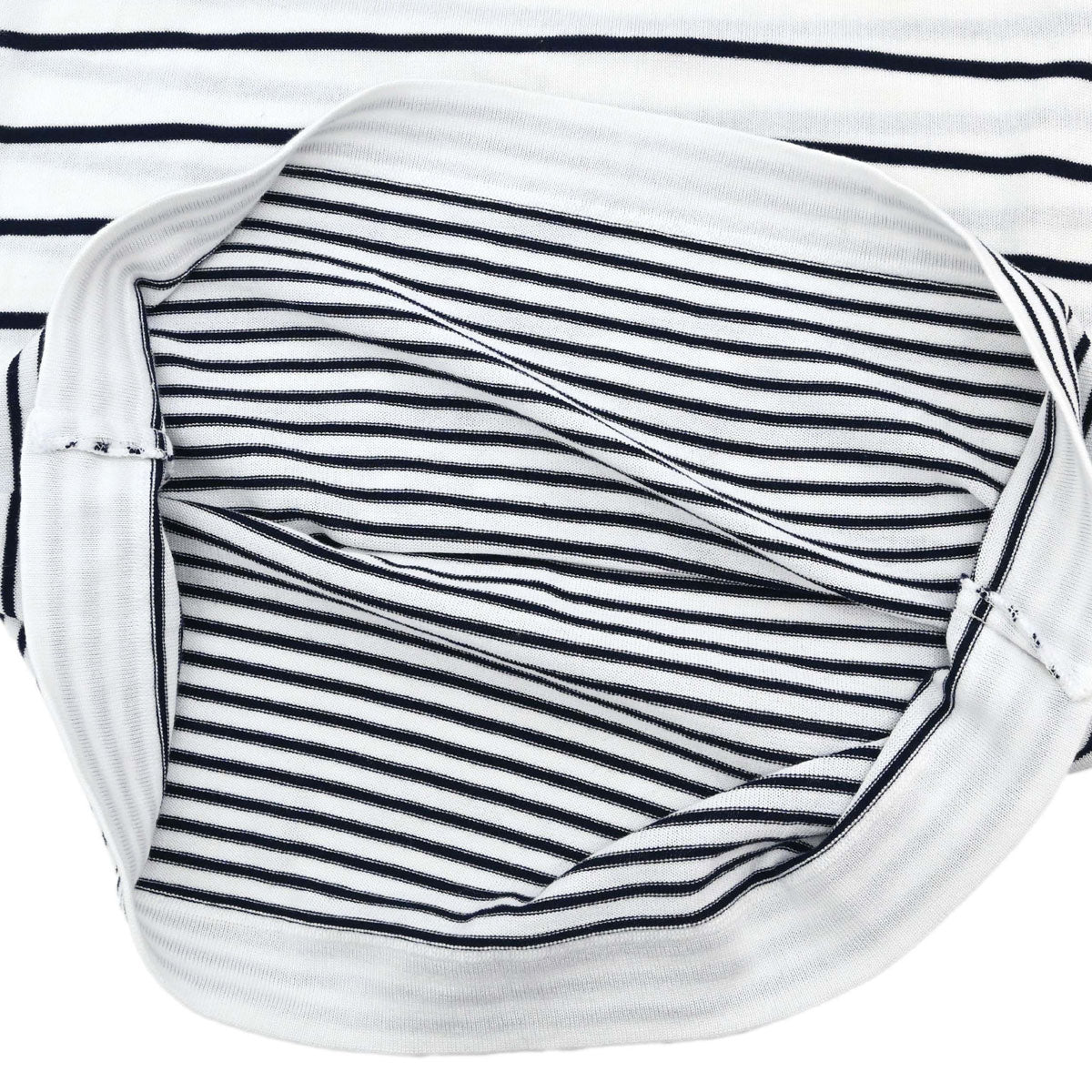 Chanel Border T-shirt Top White #36