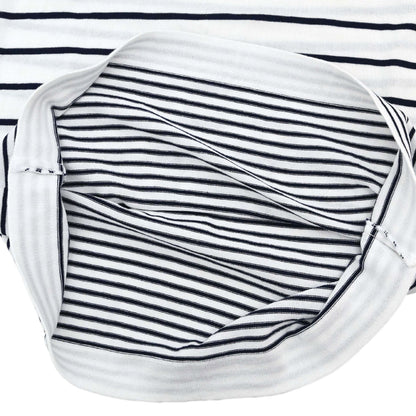 Chanel Border T-shirt Top White #36