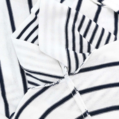 Chanel Border T-shirt Top White #36