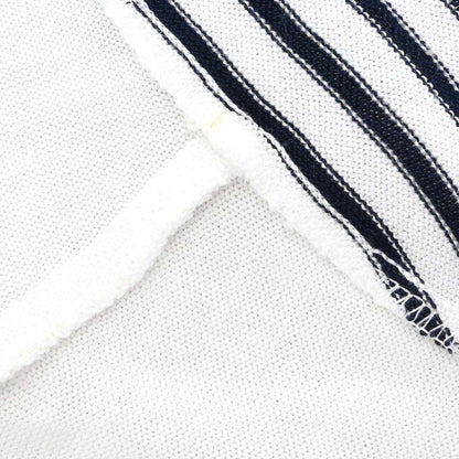 Chanel Border T-shirt Top White #36
