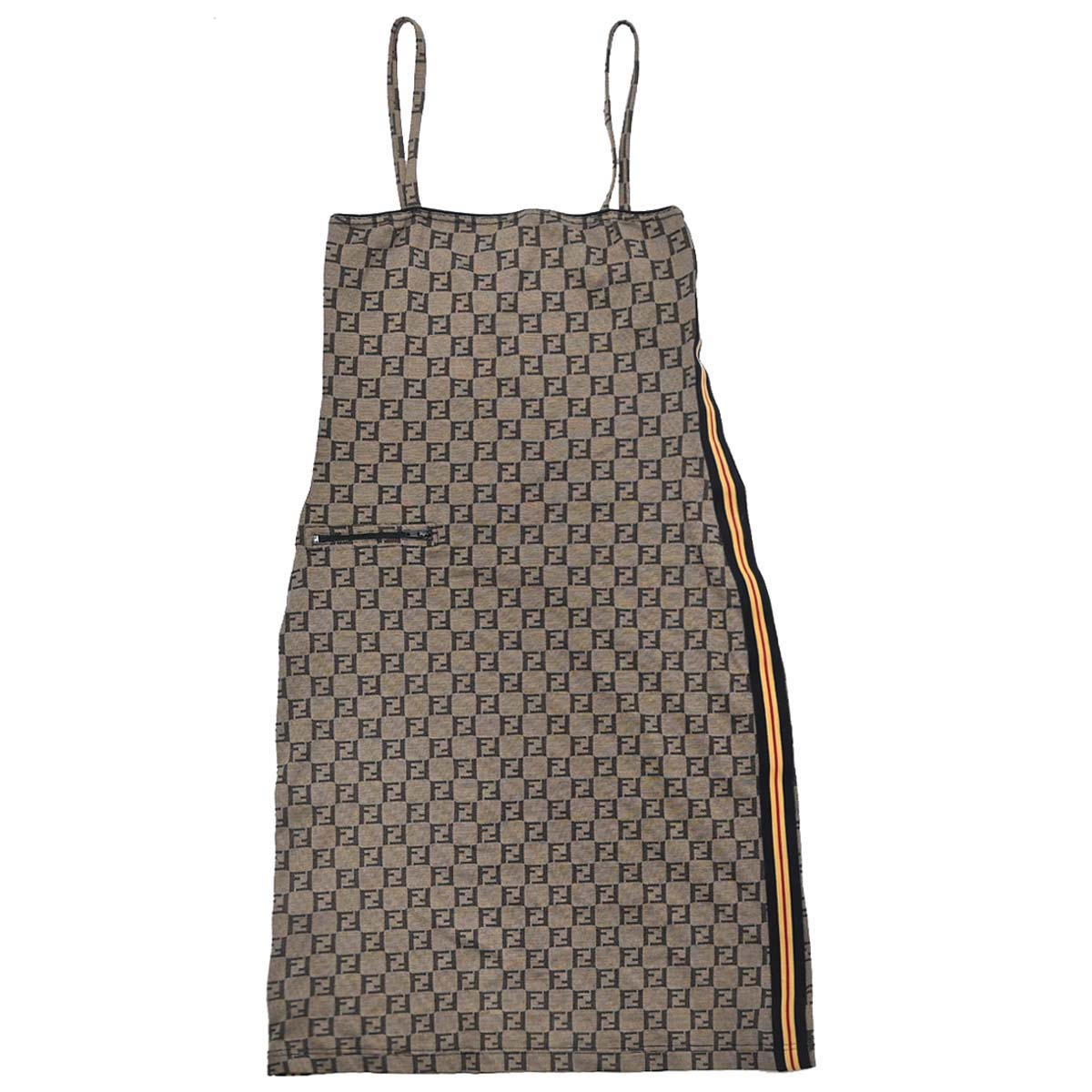 Fendi Zucchino Camisole Dress Brown #42