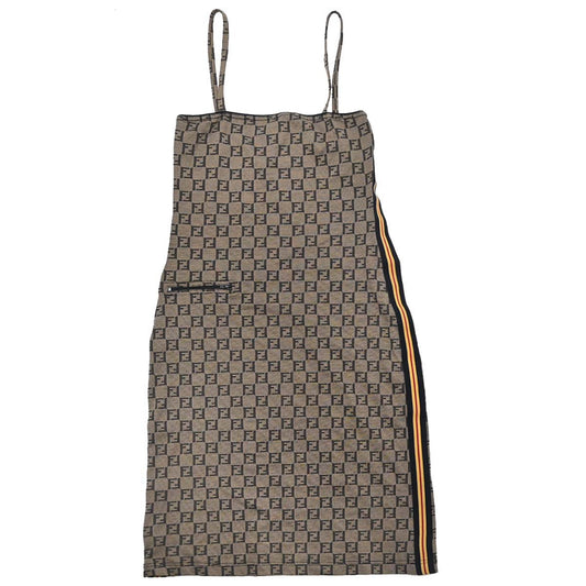 Fendi Zucchino Camisole Dress Brown #42