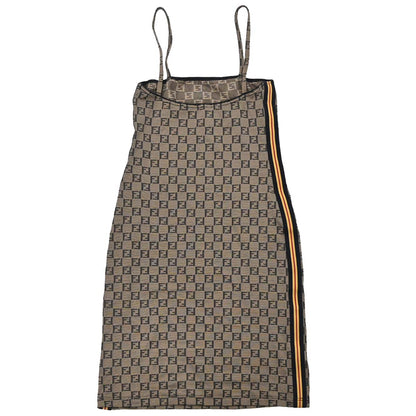 Fendi Zucchino Camisole Dress Brown #42
