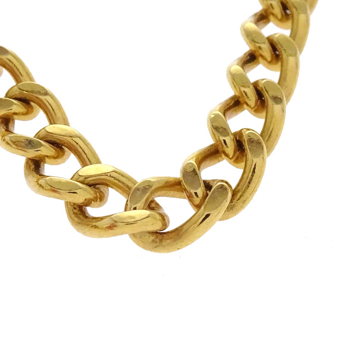 Chanel CC Turnlock Small Gold Chain Necklace 00A