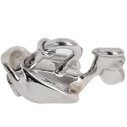 Hermes Pelican Motif 1992 Limited Cadena Padlock Silver Bag Charm