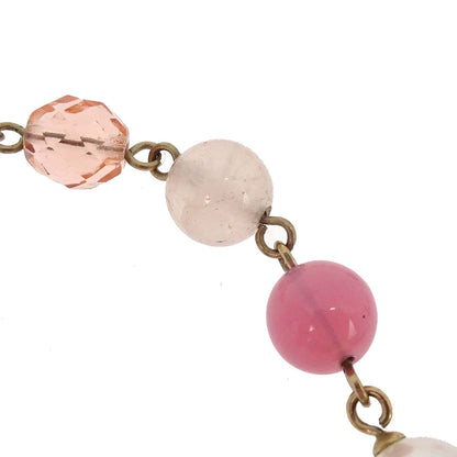 Chanel CC Gold Costume Pearl Chain Necklace 07A