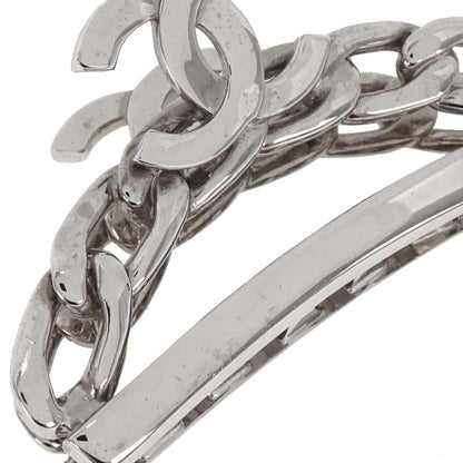 Chanel Hair Clip Hairpin Barrette Silver 98P