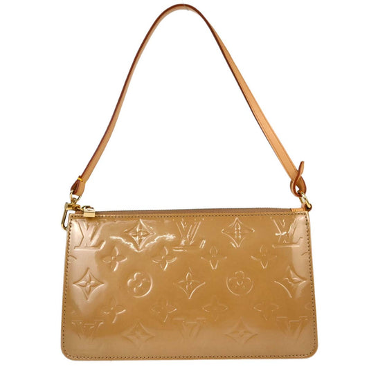 Louis Vuitton Beige Monogram Vernis Lexington Pouch Handbag M91343