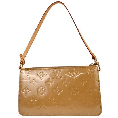 Louis Vuitton Beige Monogram Vernis Lexington Pouch Handbag M91343