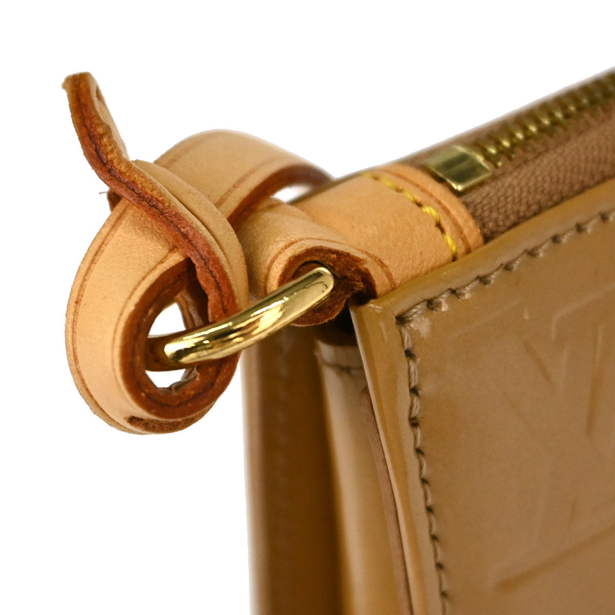 Louis Vuitton Beige Monogram Vernis Lexington Pouch Handbag M91343