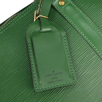 Louis Vuitton Green Epi Keepall 45 Travel Handbag M42974