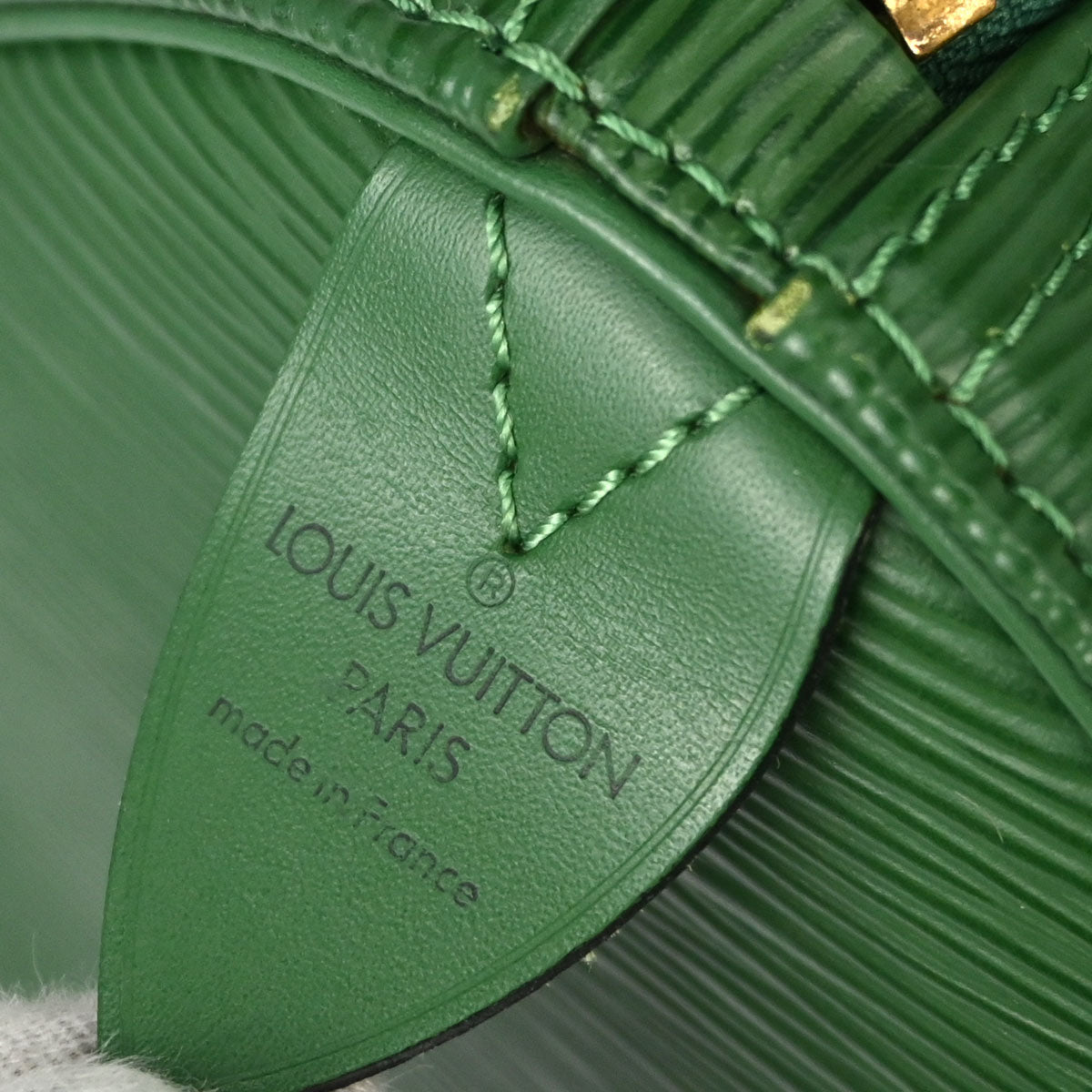 Louis Vuitton Green Epi Keepall 45 Travel Handbag M42974